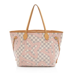 Louis Vuitton Limited Edition Damier Azur Tahitienne Neverfull MM Tote