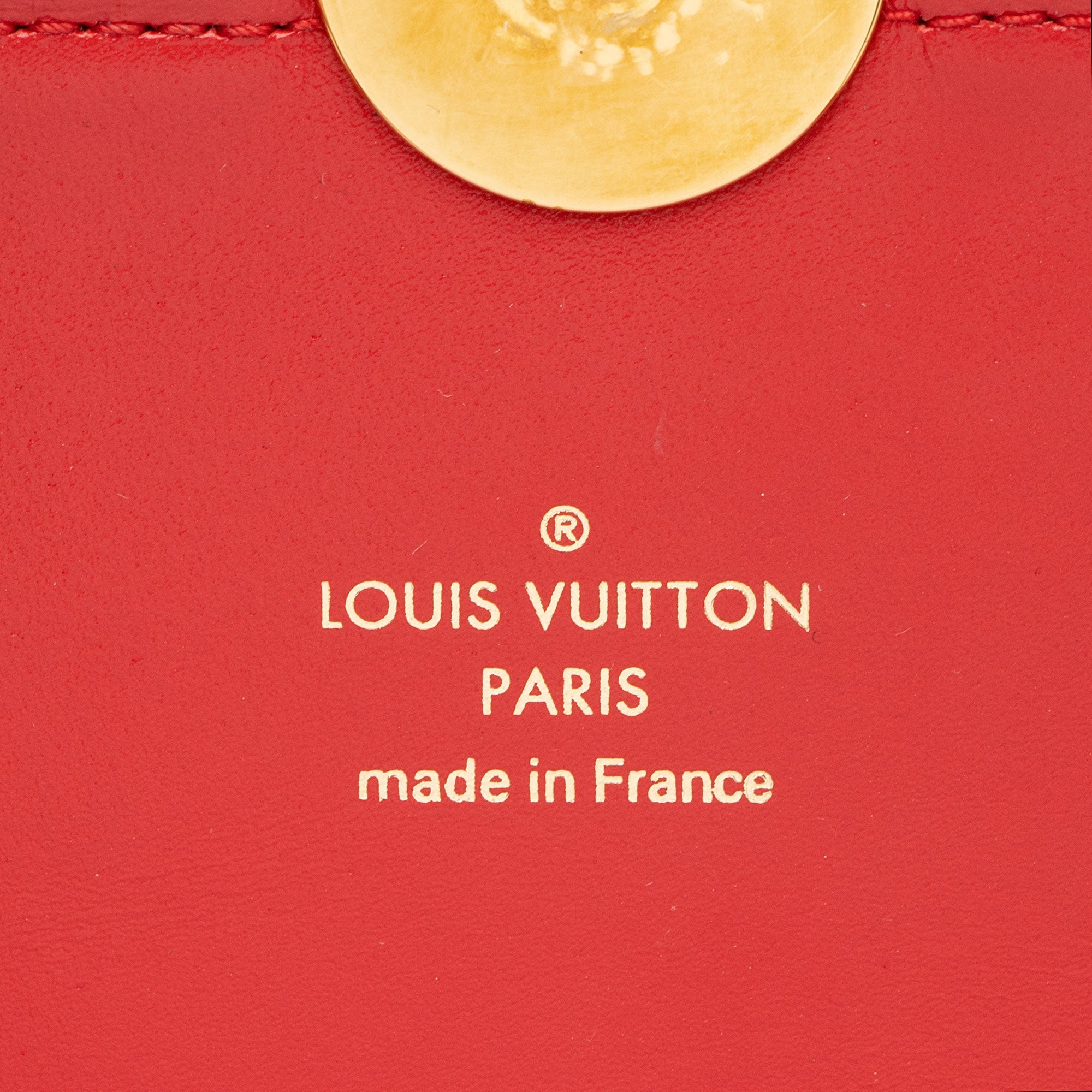 Louis Vuitton Limited Edition Denim Patchwork Flore Chain Wallet