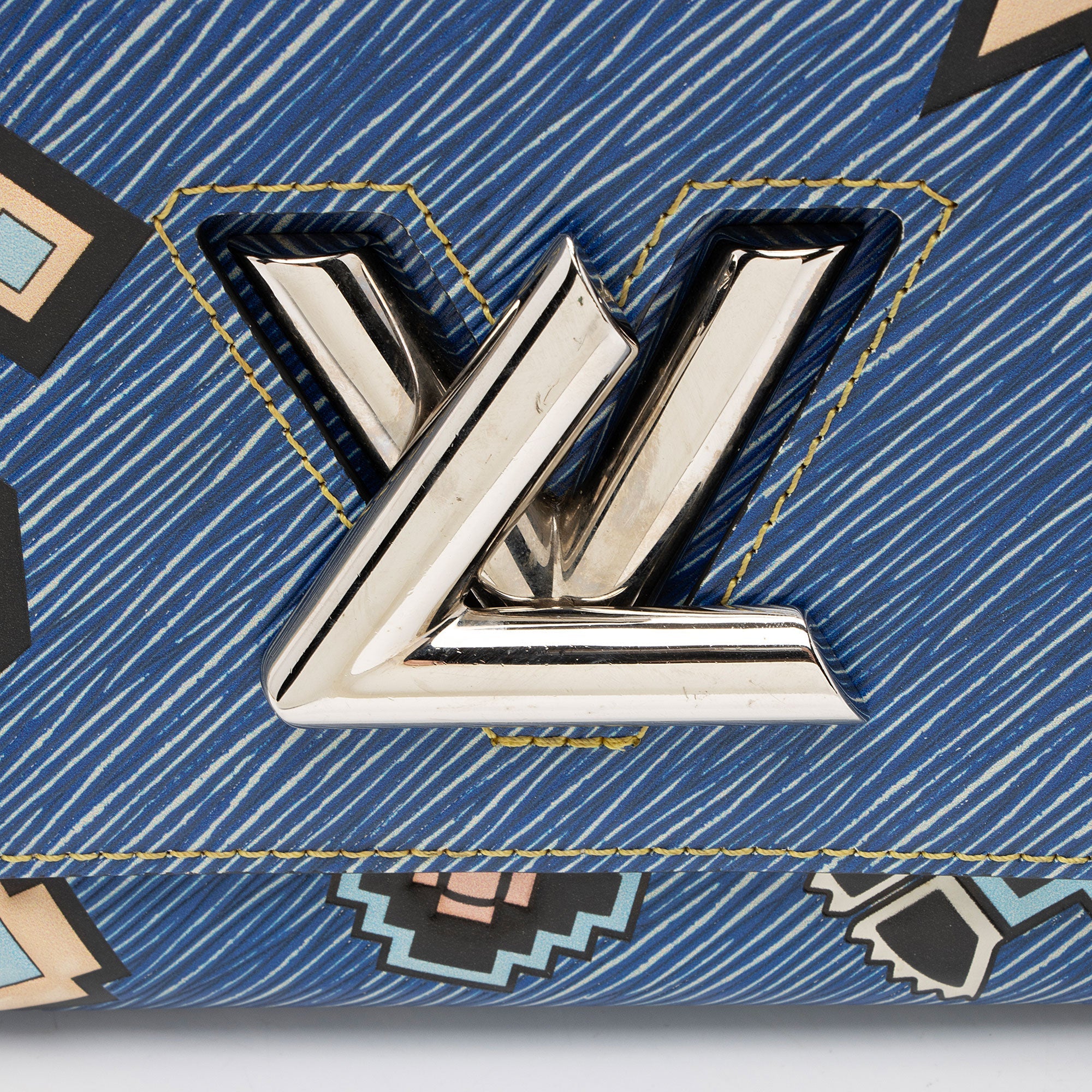 Louis Vuitton Limited Edition Epi Leather Azteque Twist MM Shoulder Bag