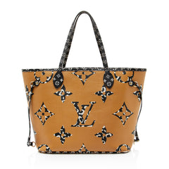 Louis Vuitton Limited Edition Giant Monogram Canvas Jungle Neverfull MM Tote