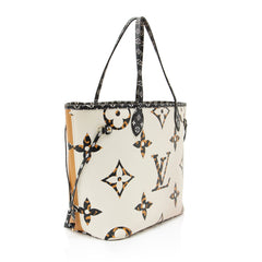 Louis Vuitton Limited Edition Giant Monogram Canvas Jungle Neverfull MM Tote