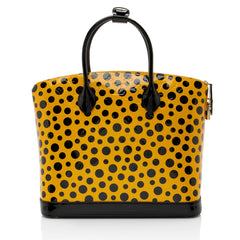 Louis Vuitton x YK Monogram Vernis Infinity Dots Lockit MM Satchel
