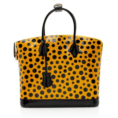Louis Vuitton x YK Monogram Vernis Infinity Dots Lockit MM Satchel