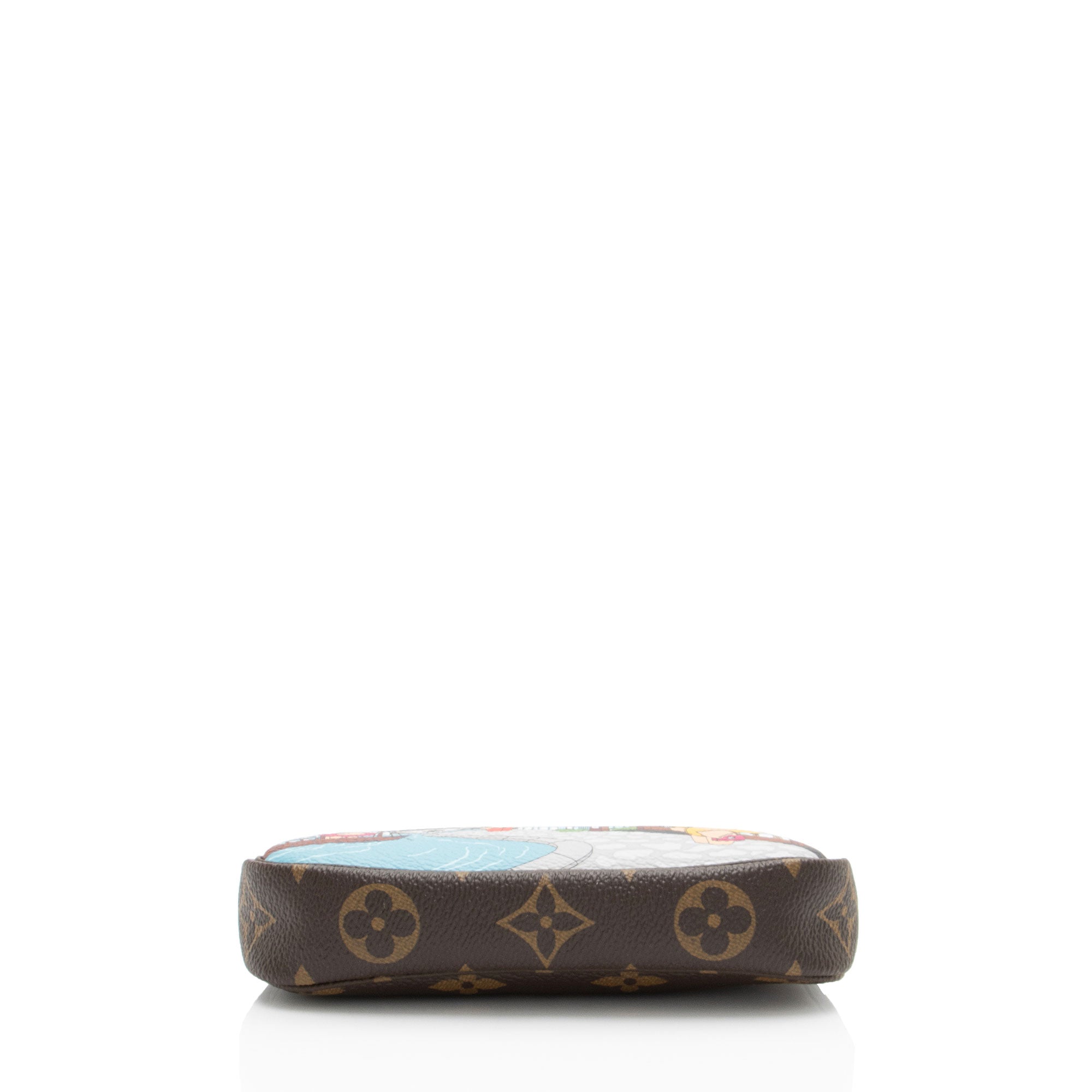 Louis Vuitton Limited Edition Monogram Canvas Azur Vivienne Mini Pochette Acces