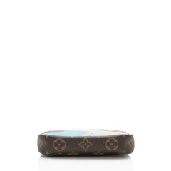 Louis Vuitton Limited Edition Monogram Canvas Azur Vivienne Mini Pochette Acces