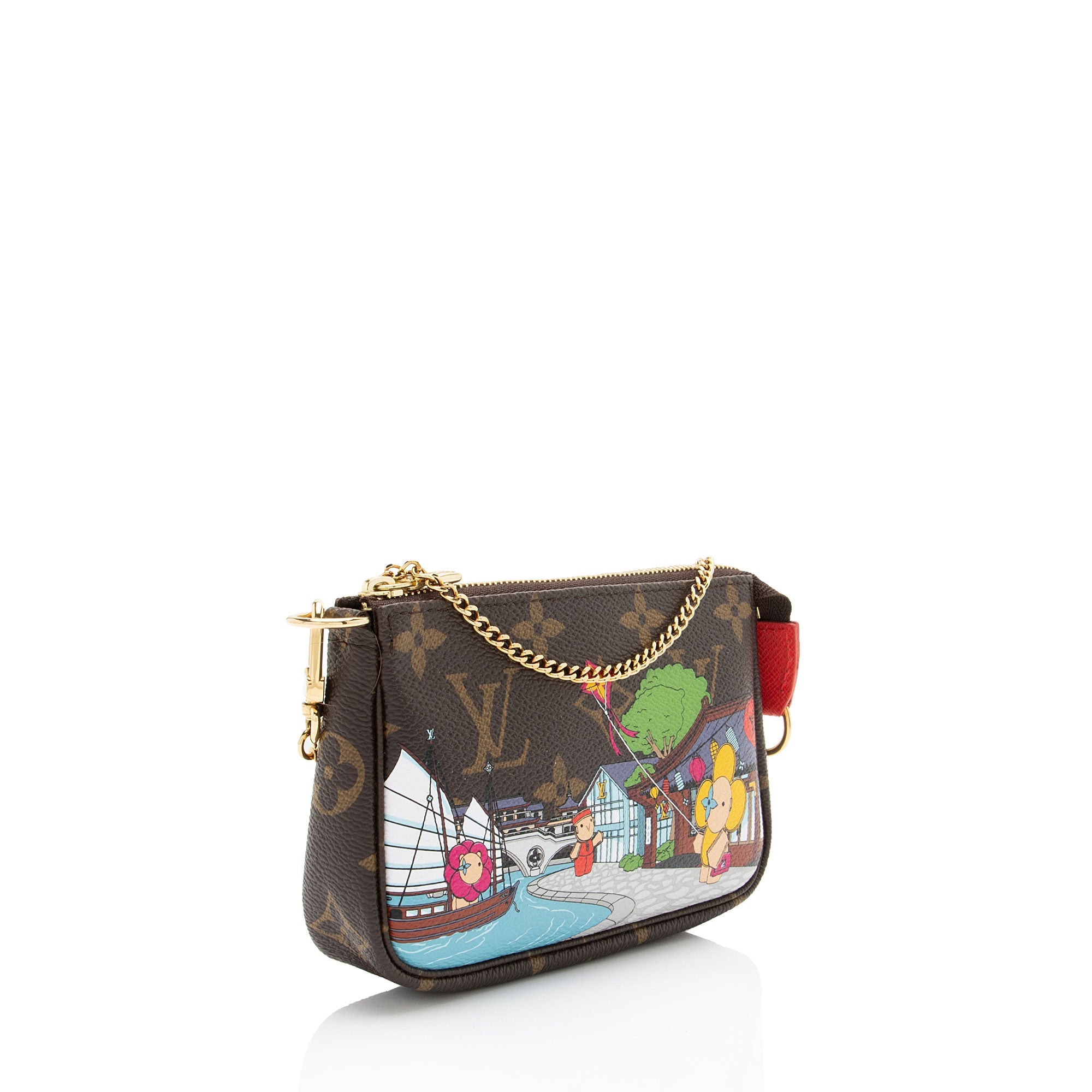Louis Vuitton Limited Edition Monogram Canvas Azur Vivienne Mini Pochette Acces