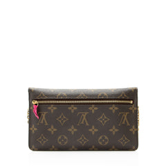 Louis Vuitton Limited Edition Monogram Canvas Animation Ski Bears Pochette Weekend Bag