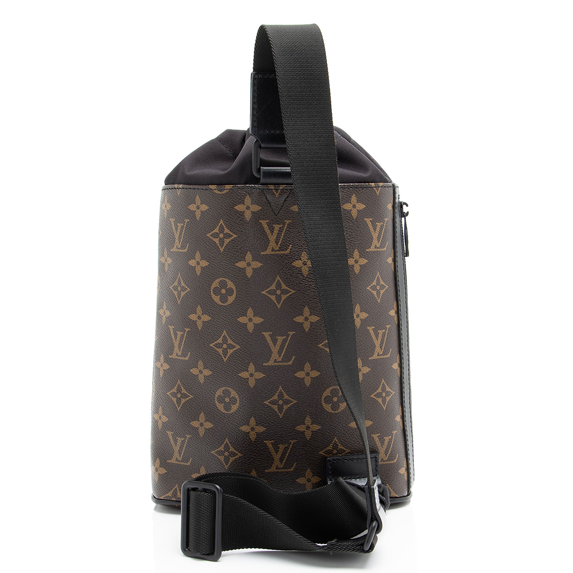 Louis Vuitton Limited Edition Monogram Canvas Logo Story Sling Bag