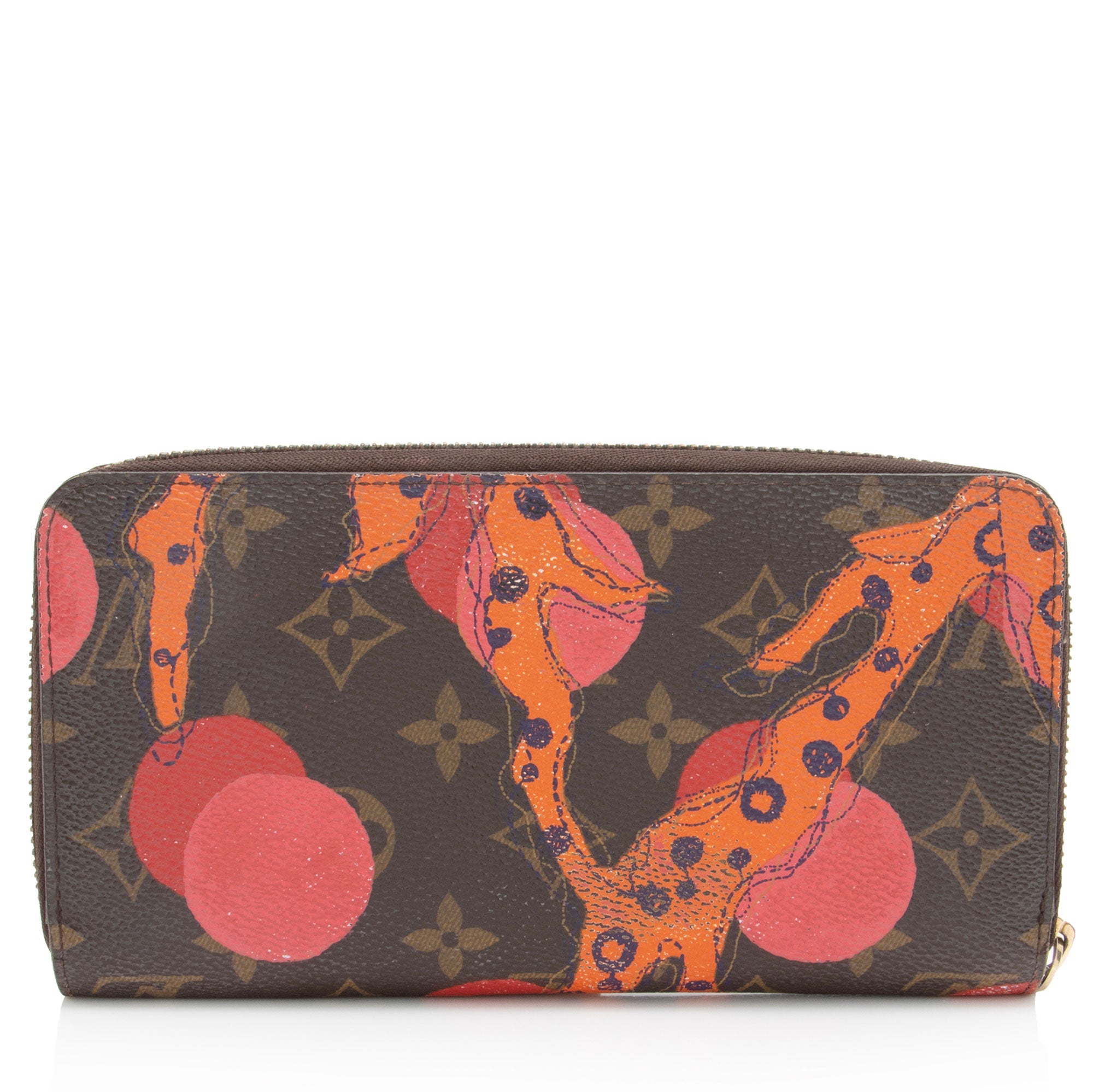 Louis Vuitton Limited Edition Monogram Canvas Ramages Zippy Wallet