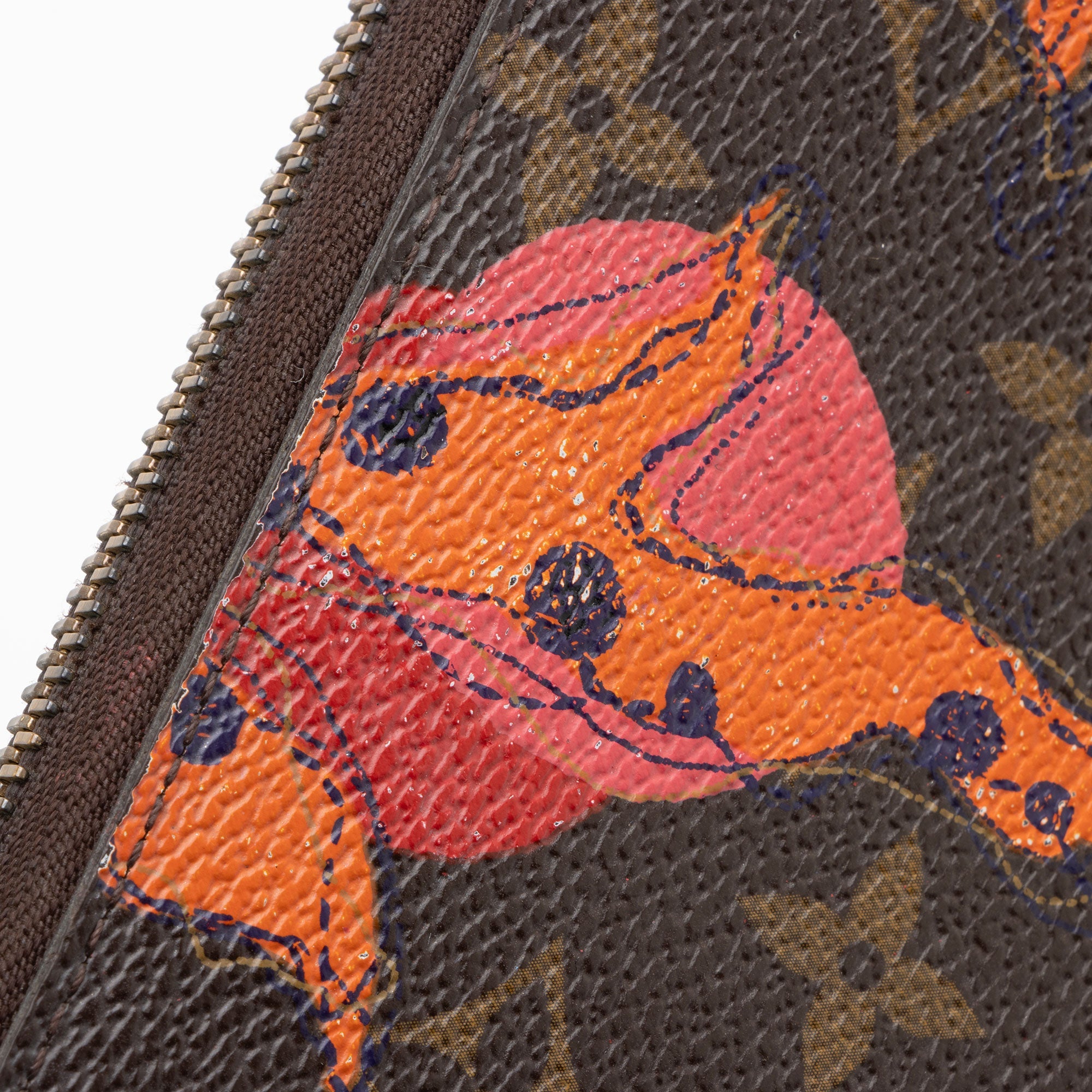Louis Vuitton Limited Edition Monogram Canvas Ramages Zippy Wallet