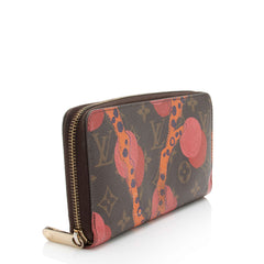 Louis Vuitton Limited Edition Monogram Canvas Ramages Zippy Wallet