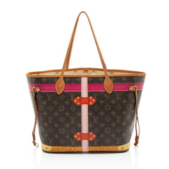 Louis Vuitton Limited Edition Monogram Canvas Summer Trunk Neverfull MM Tote