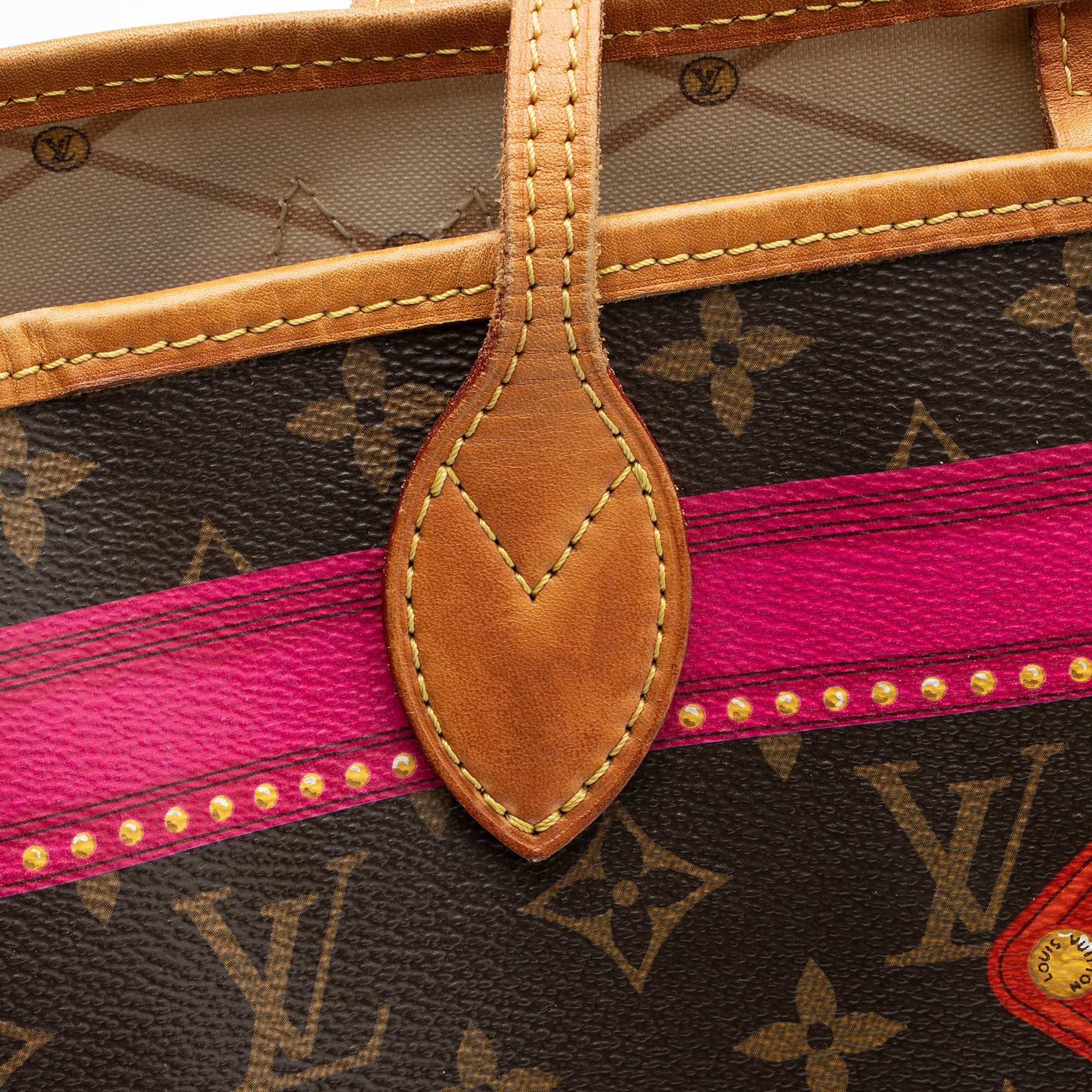 Louis Vuitton Limited Edition Monogram Canvas Summer Trunk Neverfull MM Tote