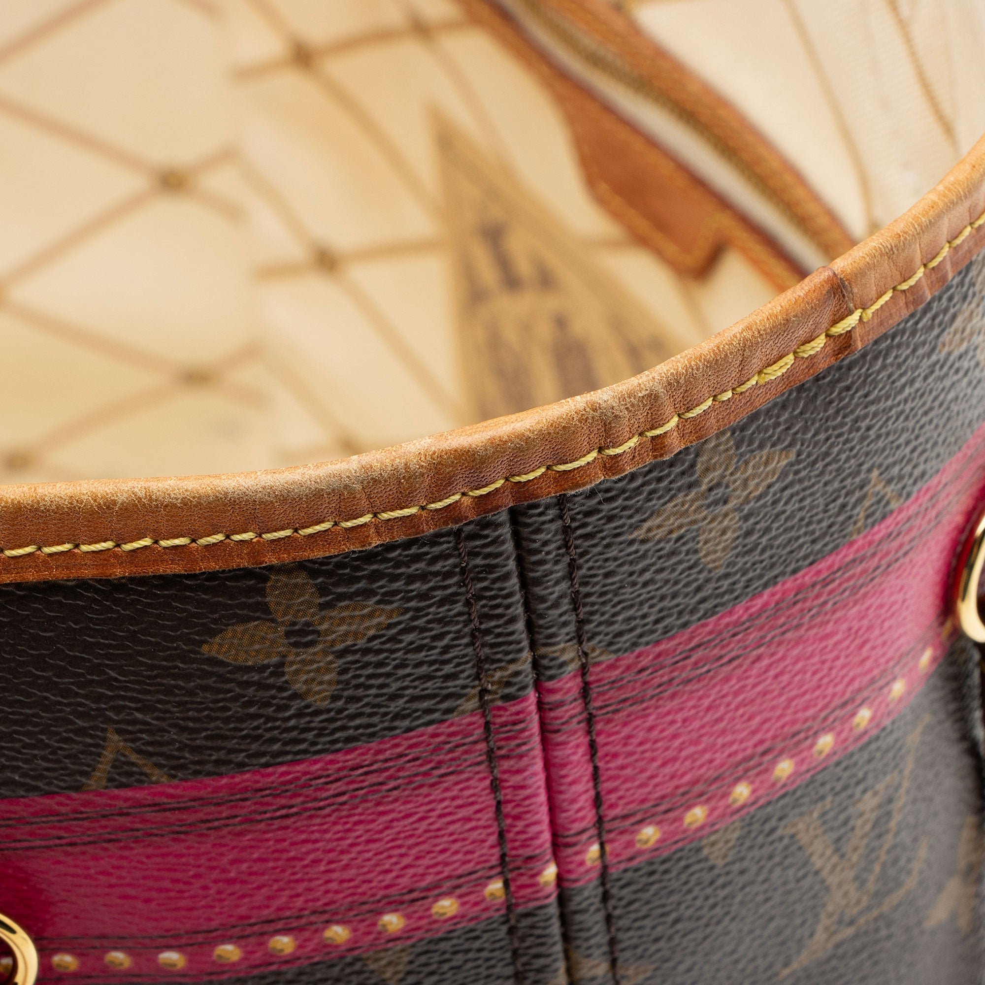 Louis Vuitton Limited Edition Monogram Canvas Summer Trunk Neverfull MM Tote