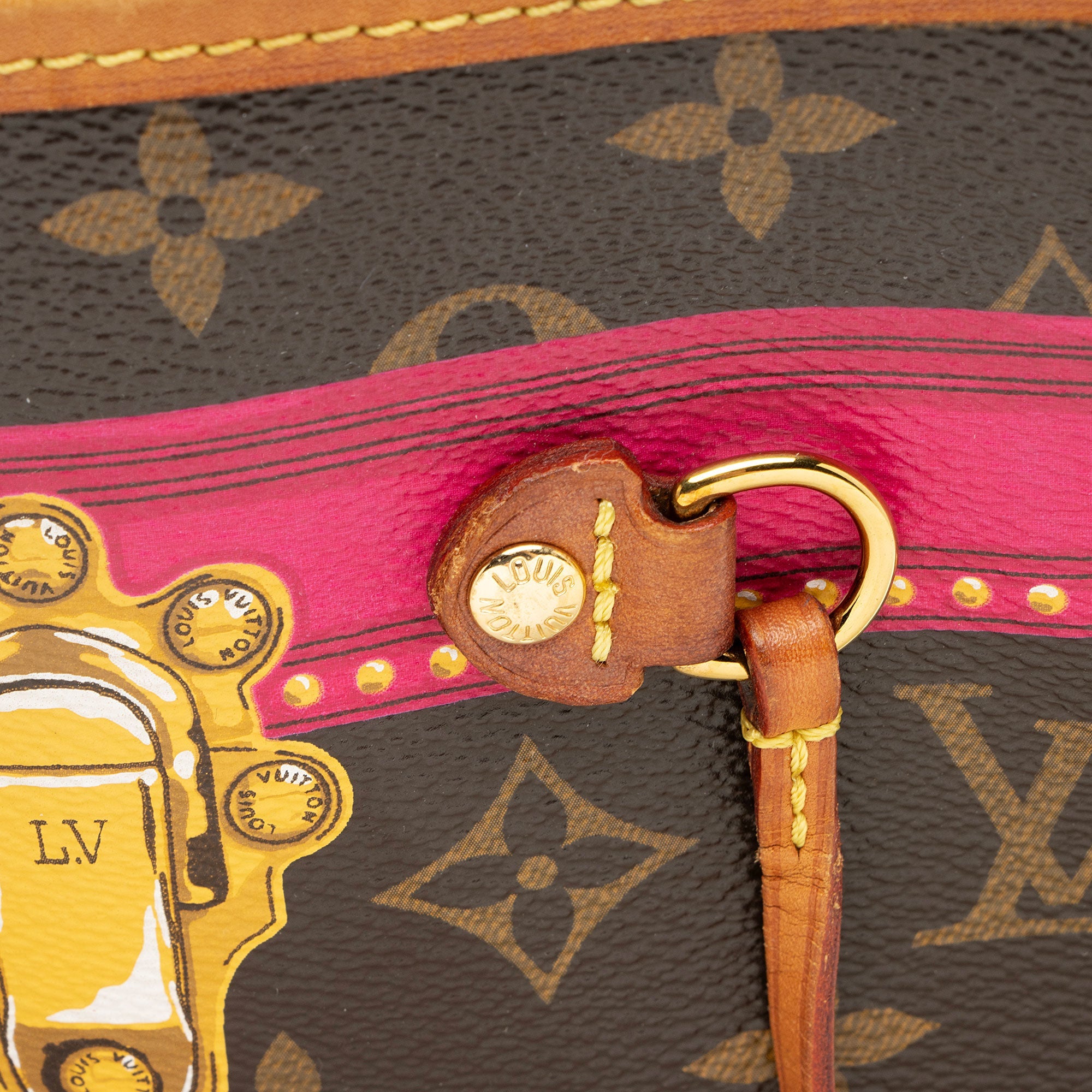 Louis Vuitton Limited Edition Monogram Canvas Summer Trunk Neverfull MM Tote