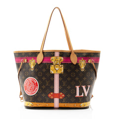 Louis Vuitton Limited Edition Monogram Canvas Summer Trunk Neverfull MM Tote