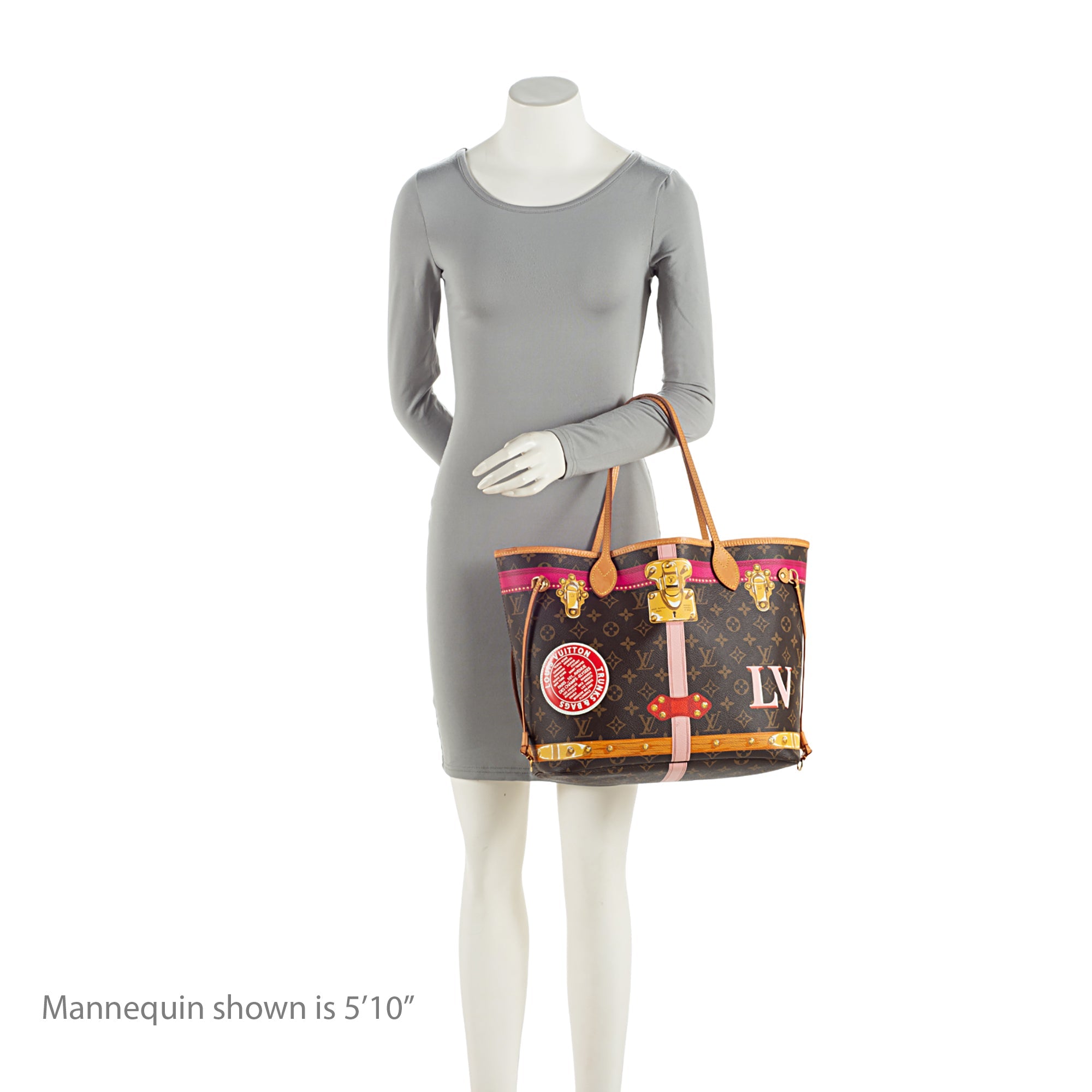 Louis Vuitton Limited Edition Monogram Canvas Summer Trunk Neverfull MM Tote