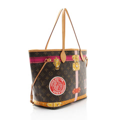 Louis Vuitton Limited Edition Monogram Canvas Summer Trunk Neverfull MM Tote