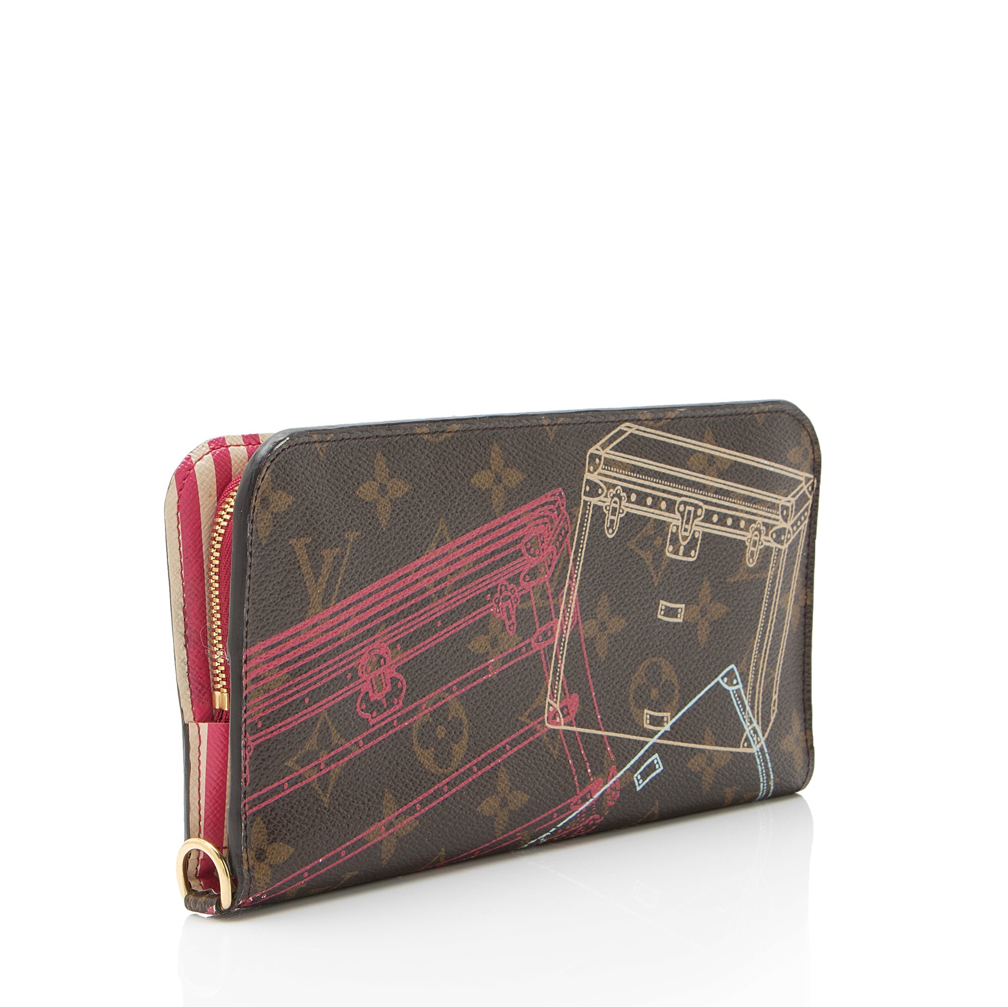 Louis Vuitton Limited Edition Monogram Canvas Trunks & Locks Insolite Wallet