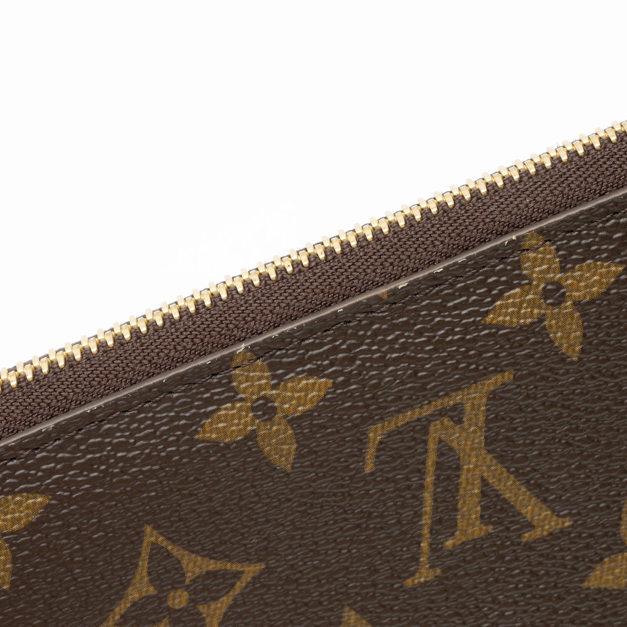 Louis Vuitton Limited Edition Monogram Canvas Vivienne Ice Skating Zippy Wallet