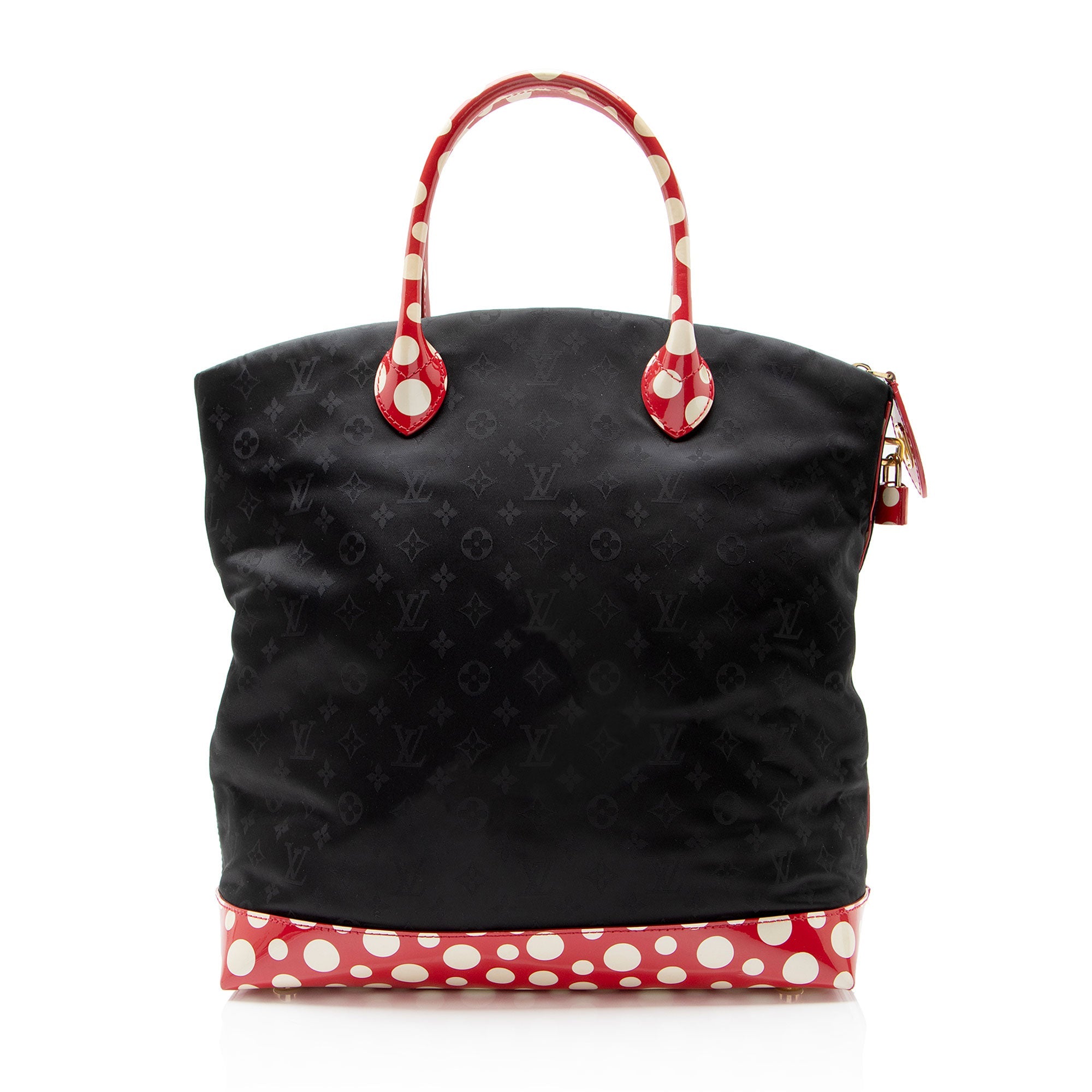 Louis Vuitton Limited Edition Monogram Nylon Infinity Dots Lockit MM Satchel