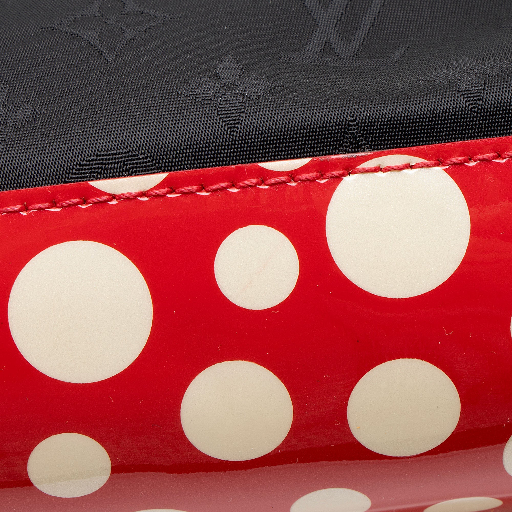 Louis Vuitton Limited Edition Monogram Nylon Infinity Dots Lockit MM Satchel