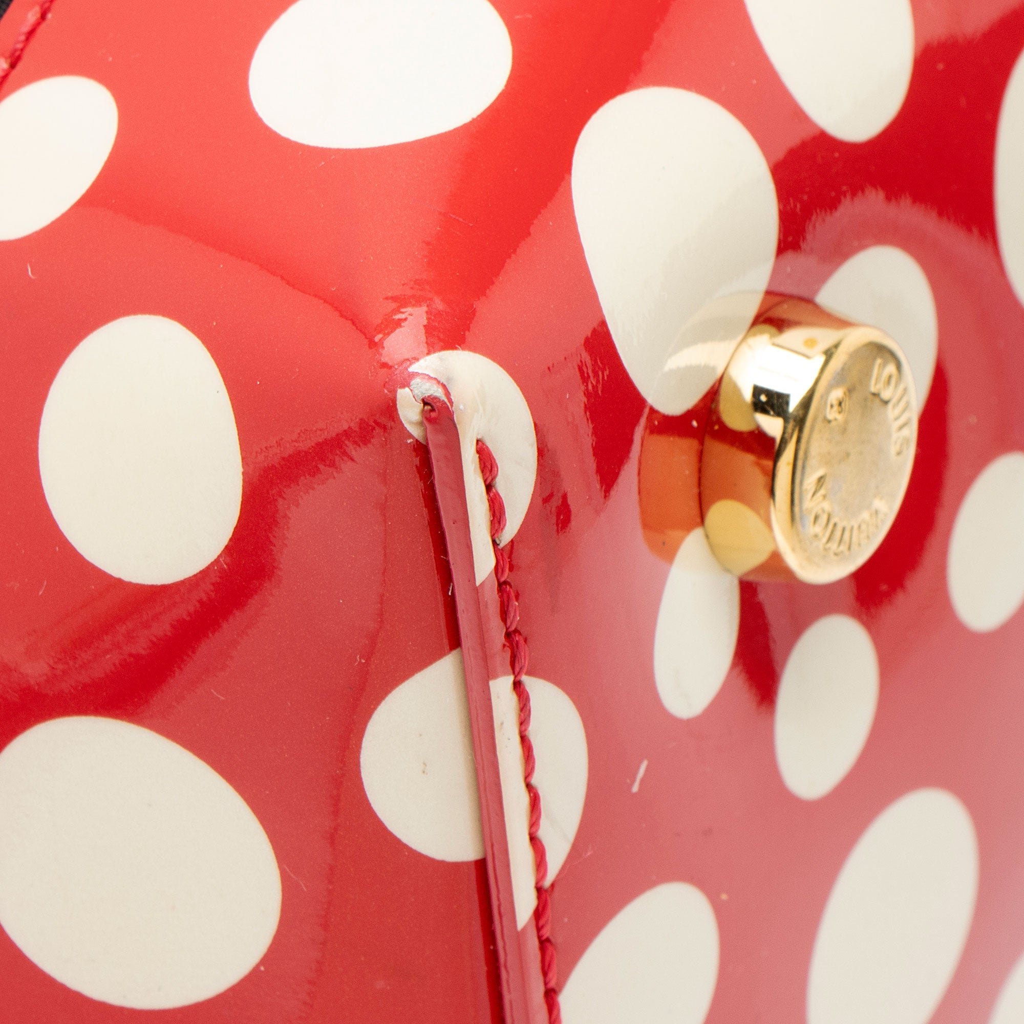 Louis Vuitton Limited Edition Monogram Nylon Infinity Dots Lockit MM Satchel