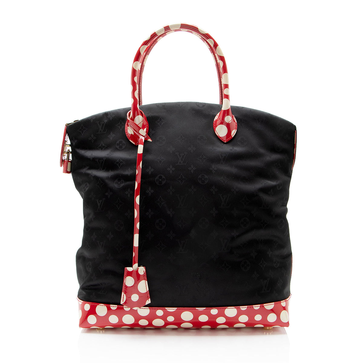Louis Vuitton Limited Edition Monogram Nylon Infinity Dots Lockit MM Satchel