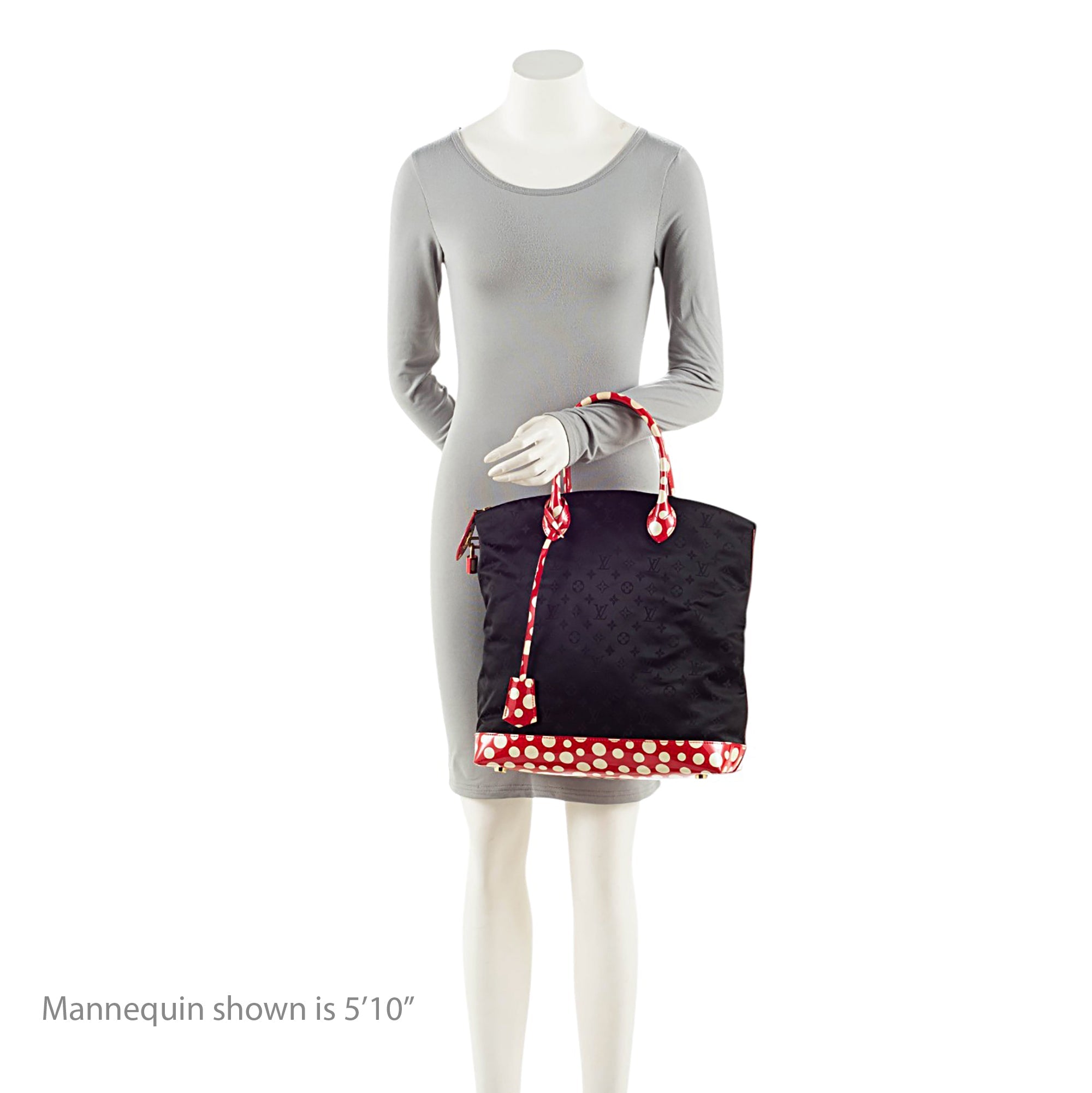 Louis Vuitton Limited Edition Monogram Nylon Infinity Dots Lockit MM Satchel