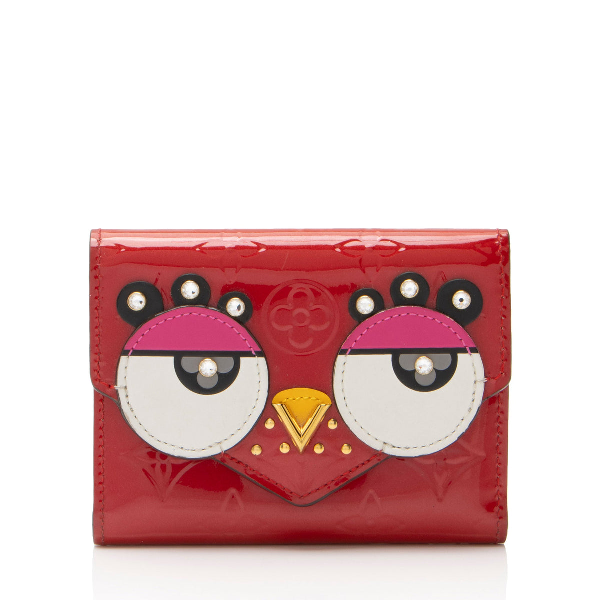 Louis Vuitton Limited Edition Monogram Vernis Lovely Birds Victoire Wallet