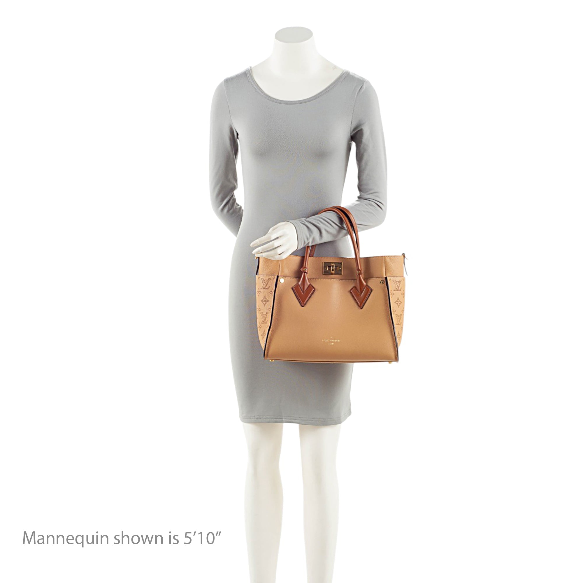 Louis Vuitton Mahina Calfskin On My Side MM Tote