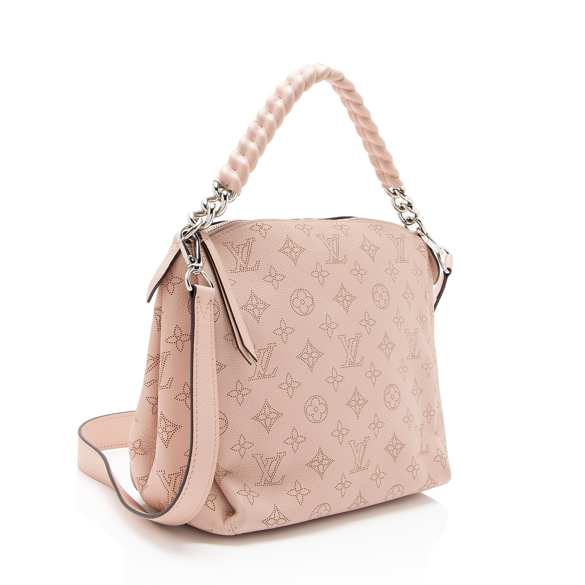 Louis Vuitton Mahina Leather Babylone Chain BB Satchel