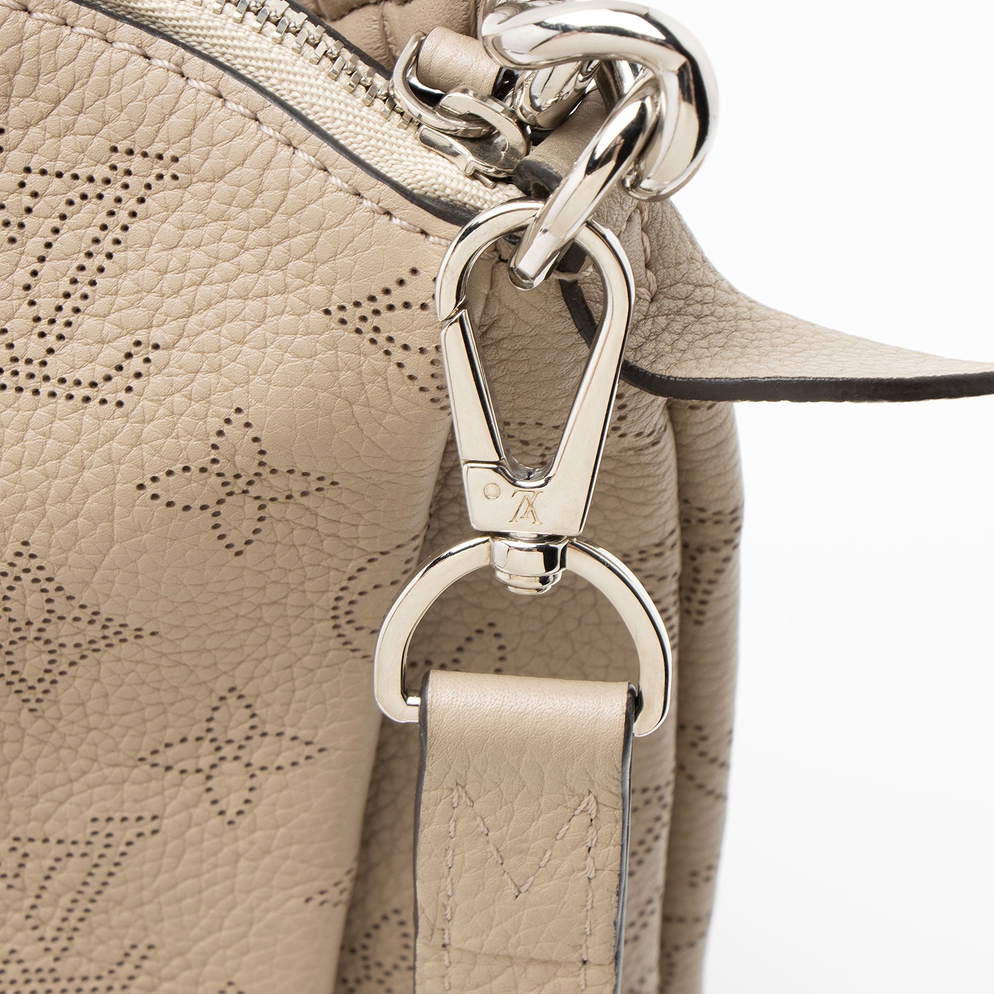 Louis Vuitton Mahina Leather Babylone Chain BB Satchel