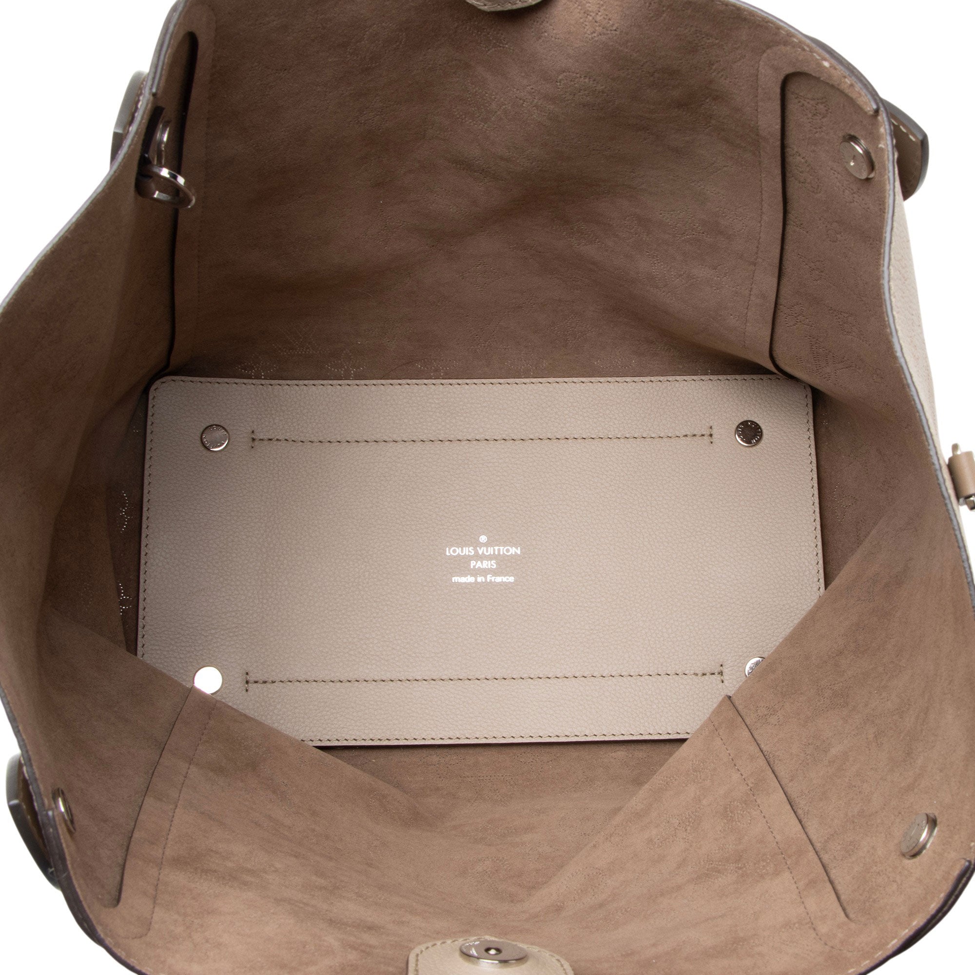 Louis Vuitton Mahina Leather Hina MM Tote