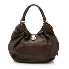 Louis Vuitton Metallic Mahina Leather L Hobo