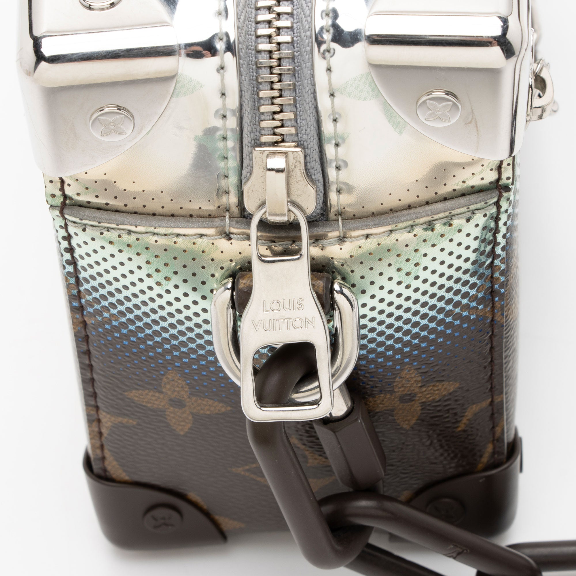 Louis Vuitton Metallic Monogram Canvas Nebula Mini Soft Trunk