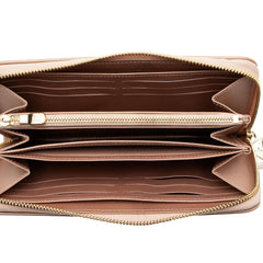 Louis Vuitton Metallic Monogram Embossed Lambskin Coussin Zippy Wallet