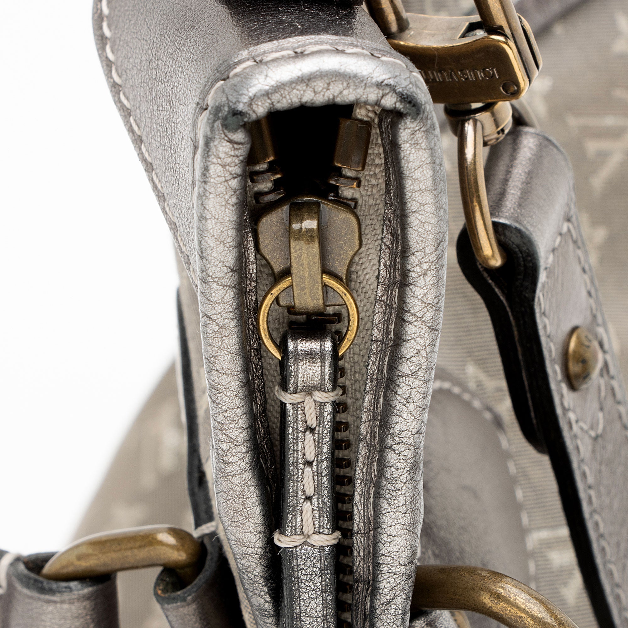 Louis Vuitton Metallic Monogram Mini Lin Idylle Angele Tote