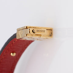 Louis Vuitton Mini Monogram Canvas LV Circle Reversible Bracelet