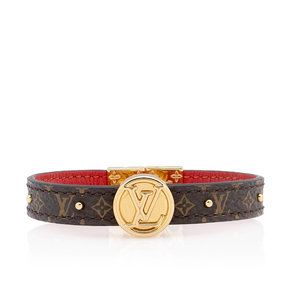 Louis Vuitton Mini Monogram Canvas LV Circle Reversible Bracelet
