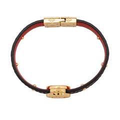 Louis Vuitton Mini Monogram Canvas LV Circle Reversible Bracelet