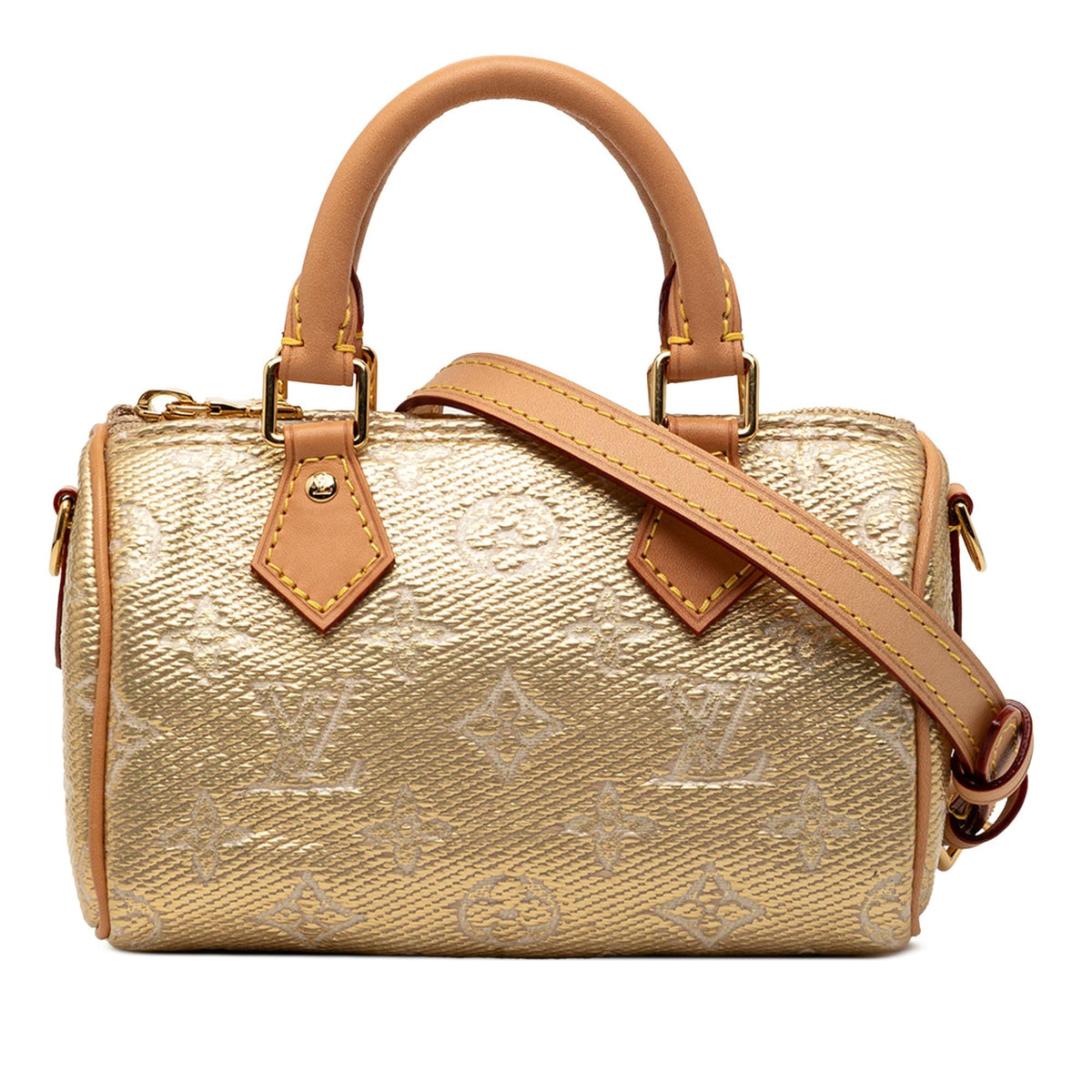 Louis Vuitton Monoglam Nano Speedy Bandouliere
