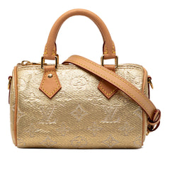 Louis Vuitton Monoglam Nano Speedy Bandouliere