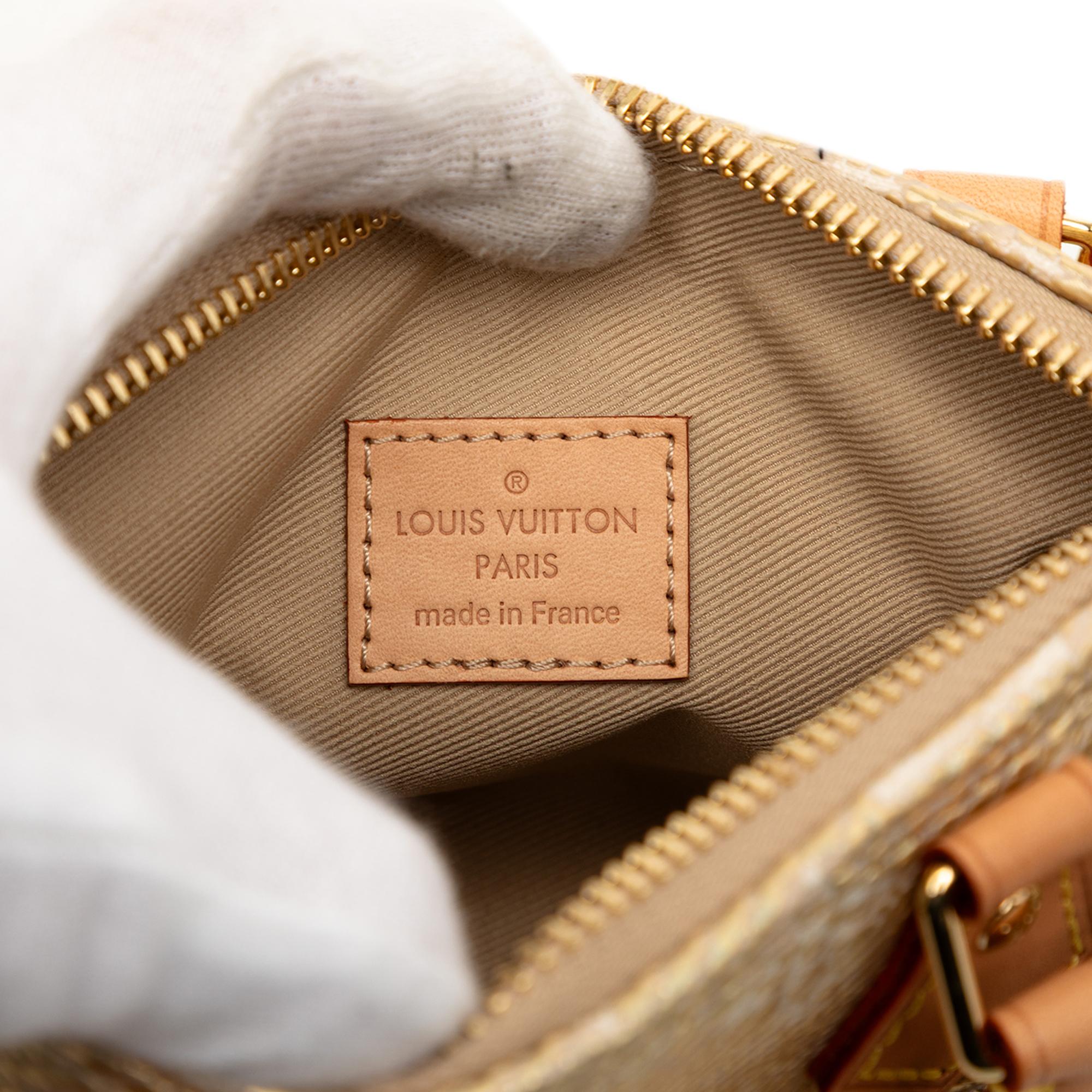 Louis Vuitton Monoglam Nano Speedy Bandouliere