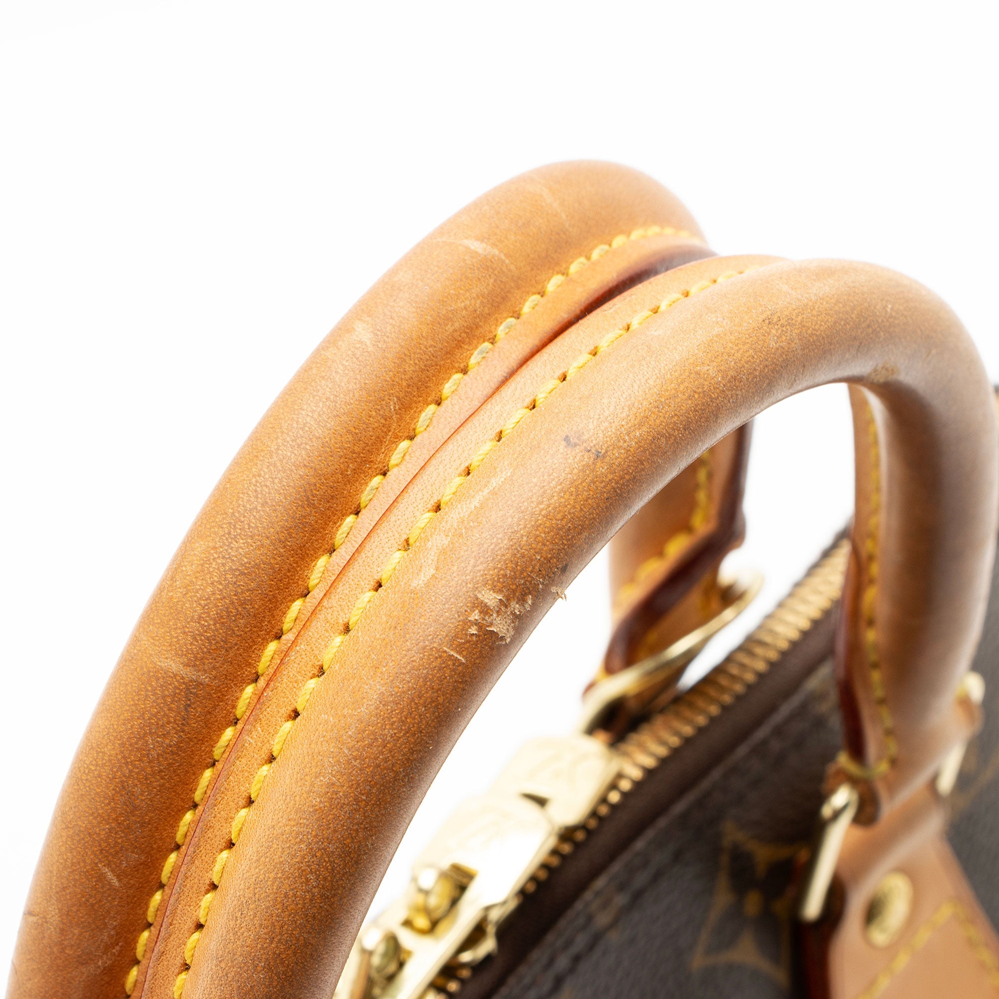 Louis Vuitton Vintage Monogram Canvas Alma PM Satchel