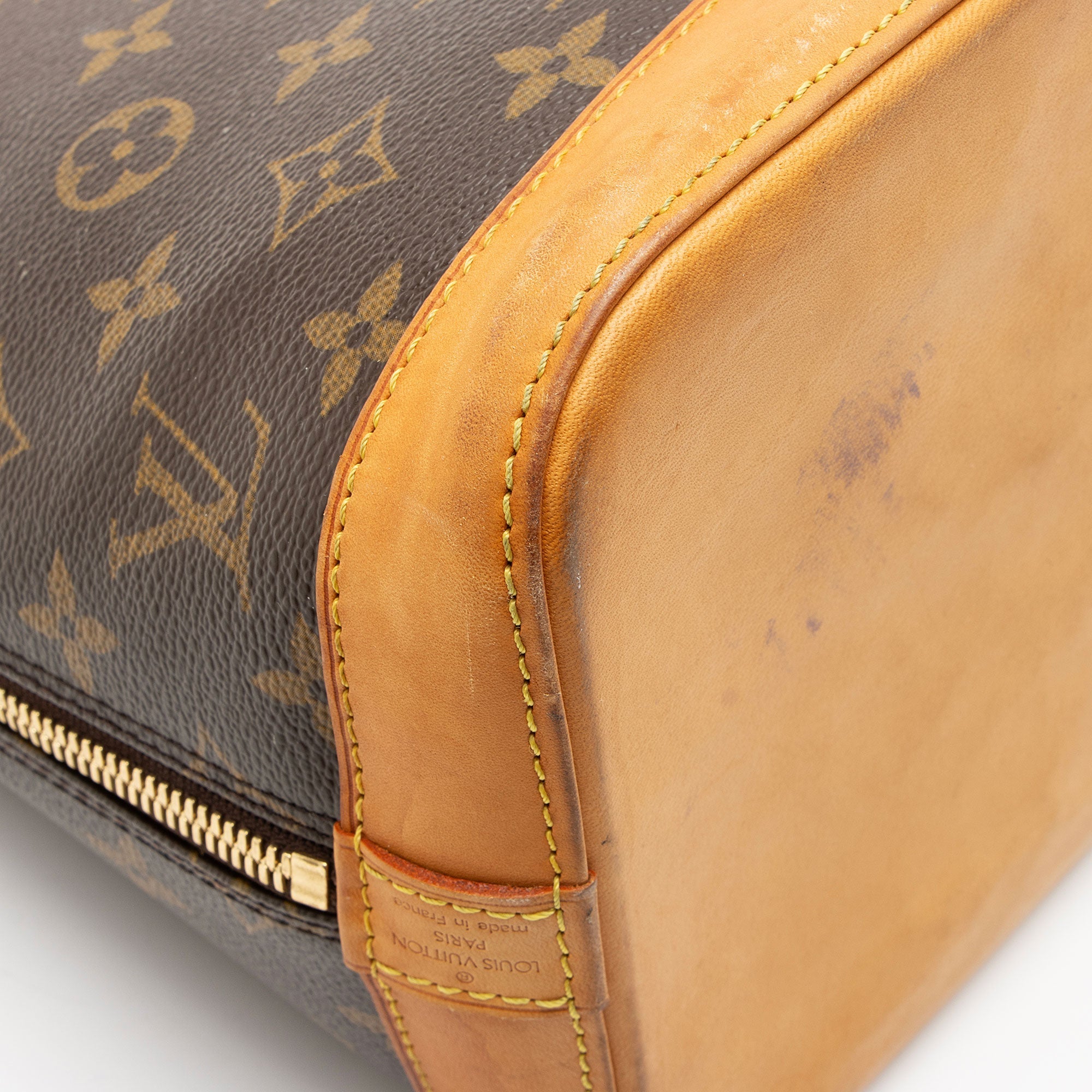 Louis Vuitton Vintage Monogram Canvas Alma PM Satchel