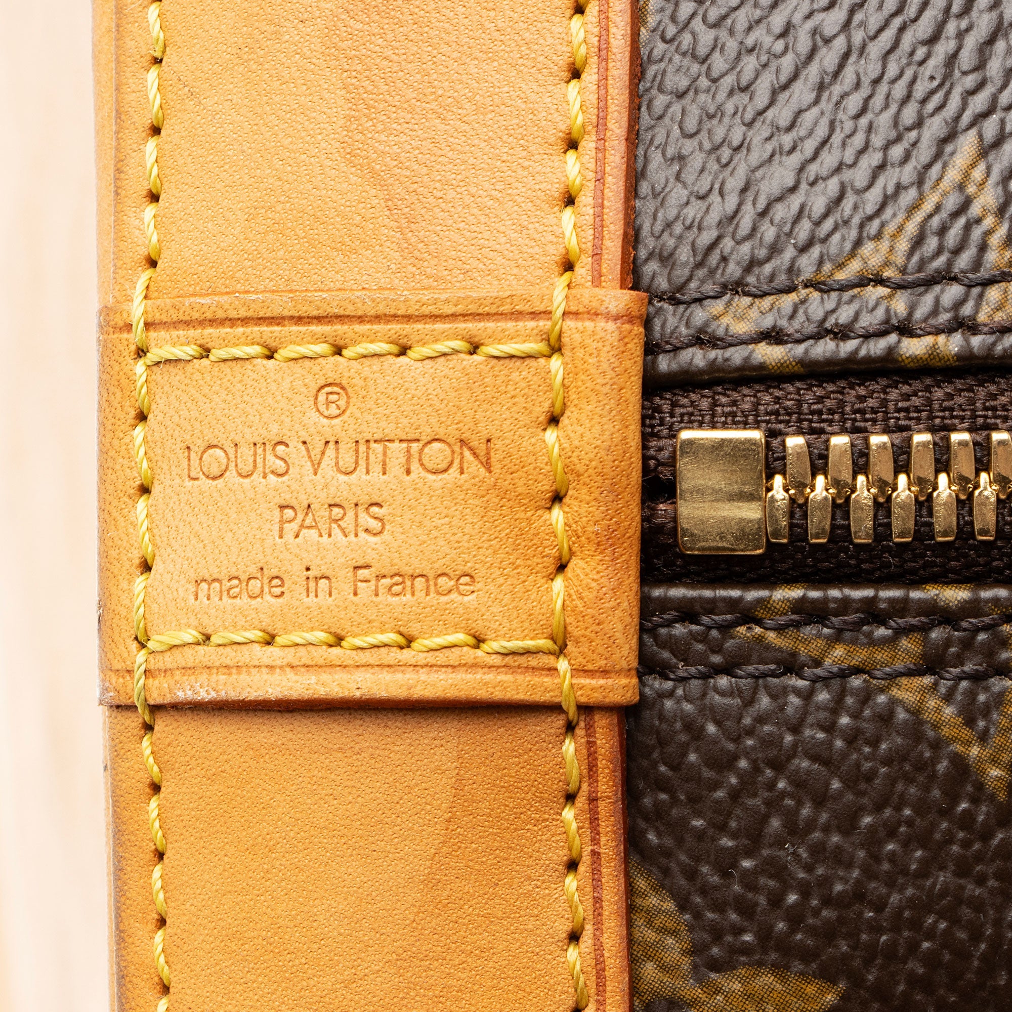 Louis Vuitton Vintage Monogram Canvas Alma PM Satchel