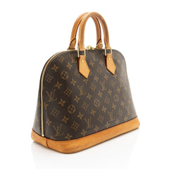 Louis Vuitton Vintage Monogram Canvas Alma PM Satchel