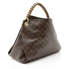 Louis Vuitton Monogram Canvas Braided Artsy MM Shoulder Bag