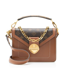 Louis Vuitton Monogram Canvas Calfskin Biface Shoulder Bag
